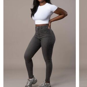 Fitjeans Contour Grey Pants